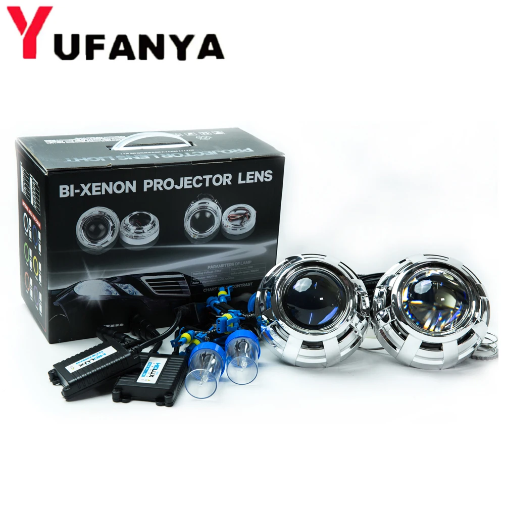 3 Inch H4Q5 Car Styling Bi Xenon Projector Lens With Xenon Kit For D2h