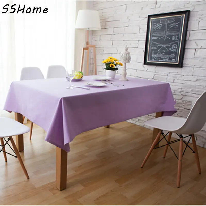 Cloth 100 Cotton Solid Color Table Cloth Tablecloth Dining Table Cloth