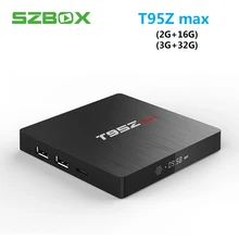 T95Z Max Smart Android 7.1 Set Top Box 2GB/3GB RAM 16GB/32GB ROM Octa Core S912 Dual Band 5G WIFI TV Box HD 4K Media Player