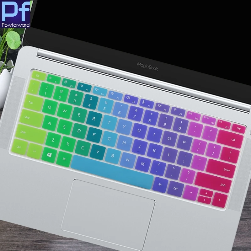 Силиконовый чехол для клавиатуры ноутбука защитный HUAWEI Magicbook 14 2018 2019 только/Matebook D