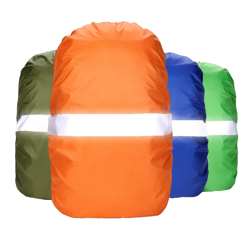 

Outdoor Tool Bag Backpack Rain Cover Rucksack Raincoat Waterproof with Reflective Strip for Hiking Camping Traveling 35-80L