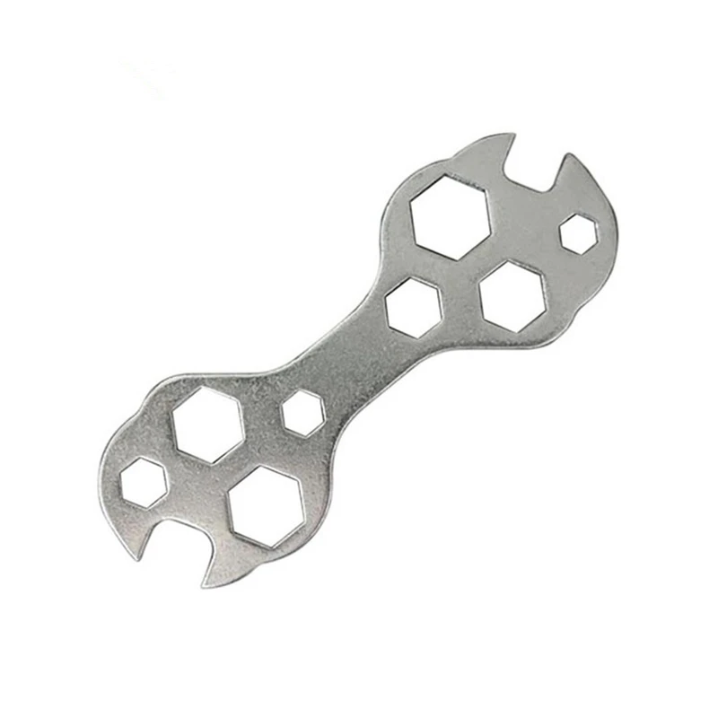 

10 in 1 Mountain Bicycle Multifunction Wrench Flat Hexagon Wrench Bike Cycling Thin Wrench Porous Practical Repair Tool