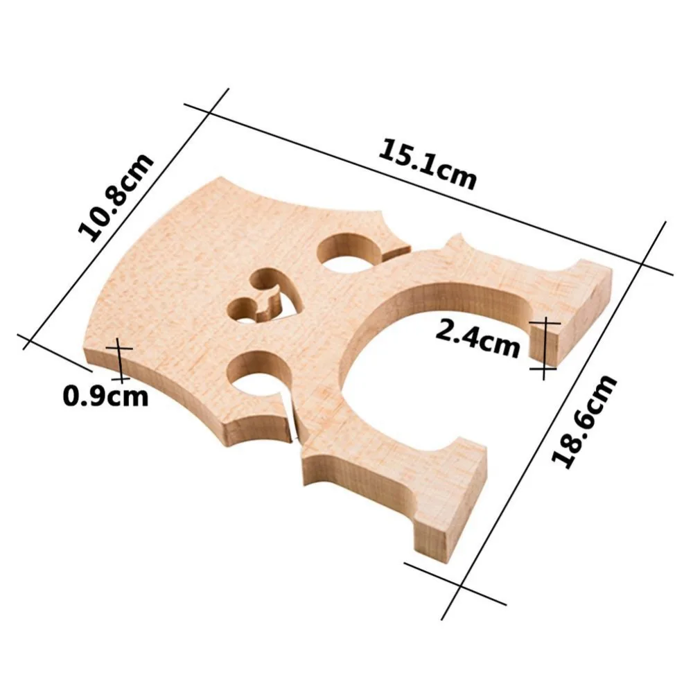 XFDZ Профессиональный Виолончель мост для различных размеров Виолончель изысканный Клен Материал