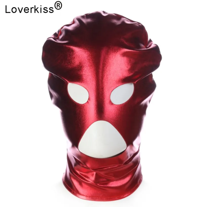 Loverkiss взрослые игры БДСМ бондаж капюшон Фетиш маска эротические игрушки
