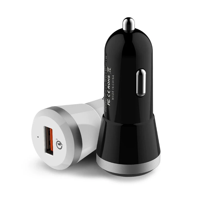 QC3.0 Car Charger 18W 3A Fast Charge For iPhone 6s 6 plus SE for