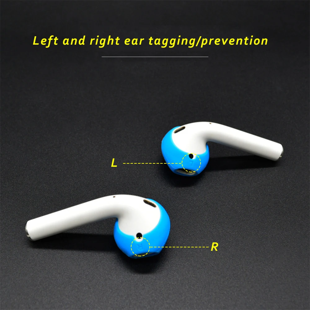 Чехол для наушников Apple Airpods портативная силиконовая крышка чехол аксессуары