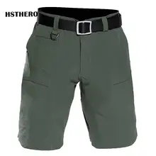 Летние военные пляжные мужские карго шорты брюки быстросохнущие тактические Свободные повседневные мужские армейские Мульти Карманы длина до колен брюки