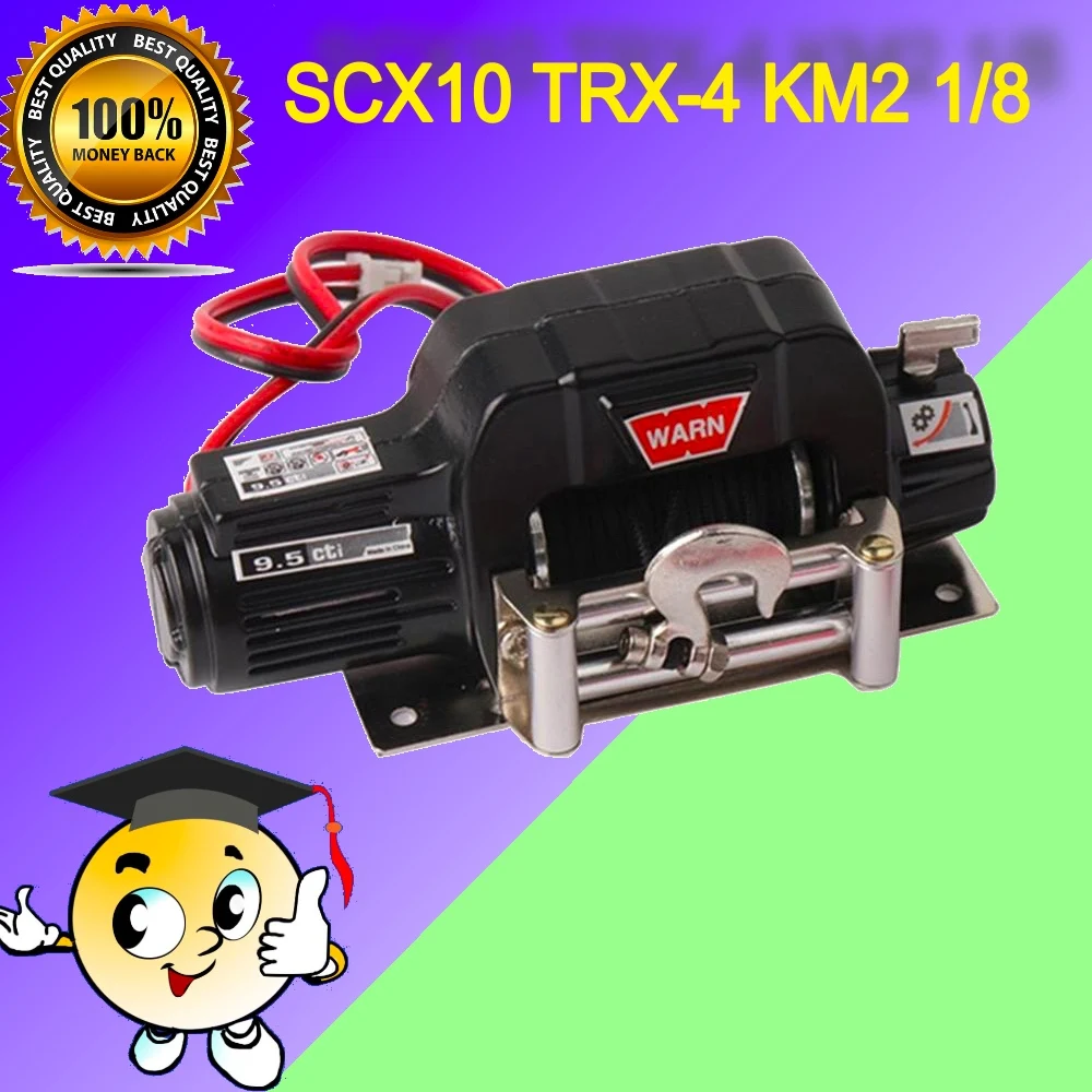 Электрическая лебедка осевая SCX10 км2 1/8 дюйма для скалолазания имитация металла