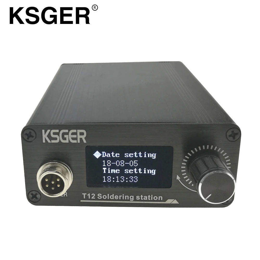 KSGER STM32 OLED 1 3 0 96 Размер T12 DIY паяльная станция с русским корейским английским