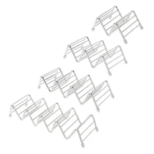 OOTDTY кухонная волна из нержавеющей стали Тако Держатель Дисплей Стенд Мексиканская стойка для Еды Оболочки