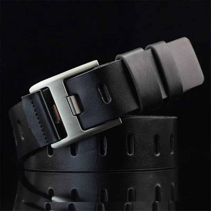 Кожаный ремень для мужчин PU кожаный поясной ремень дизайнерский ремень ...