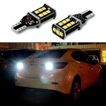 

2x T15 LED Bulb W16W Canbus Car Reverse Light Backup Lights For Mazda 2 3 5 6 626 CX-5 CX-9 MPV MX-5 Miata RX-8 Tribute Millenia