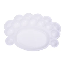 Студенческая Акварельная палитра пластиковой белой пластины