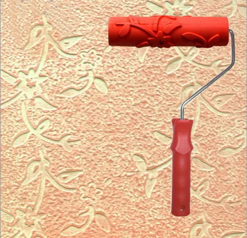 

Diatom ooze embossed roller wall painting tool 7 inch textured rubber roller no . 118