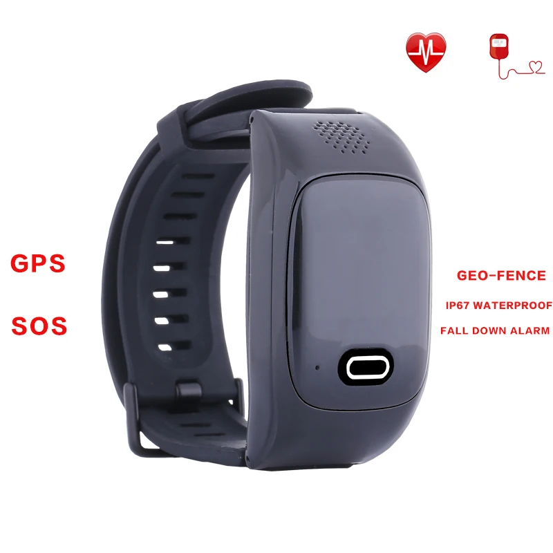 Новый водостойкий смарт браслет SIM SOS gps WIFI часы телефон Поддержка сердечного