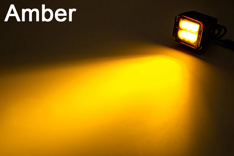 12w led work light 18w led work light square led driving light led pod light spot flood led working offroad off road white amber blue green pods 12v 24v atv 4x4 4wd 3inch truck fog light vehicles car auto motorcycl (6)