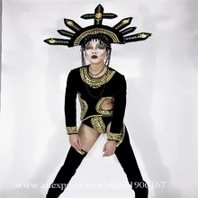 Пикантные Для мужчин Готический Стиль Сиамские DS DJ Костюмы для ночного клуба пикантные женские вечерние сцены костюм для танцев Одежда
