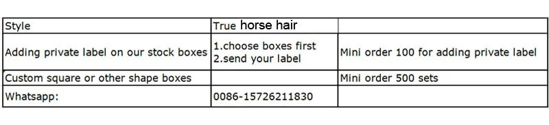 horse hair
