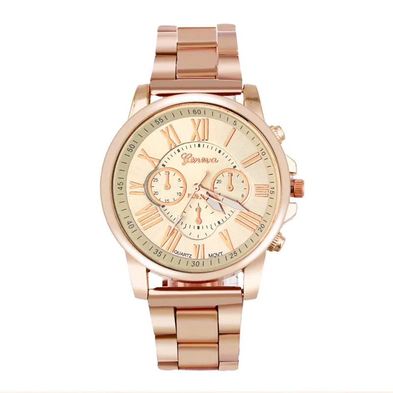 Women Men watch Luxury Stylish Fashion Roman Number Stainless Steel Quartz Sports Dial Wrist Watch Men Wholesale#2AP23 (24)
