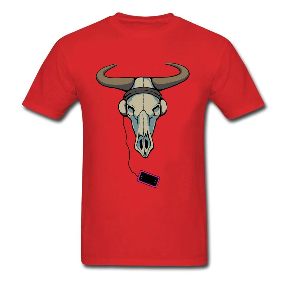 Skull Likes Music Too_red