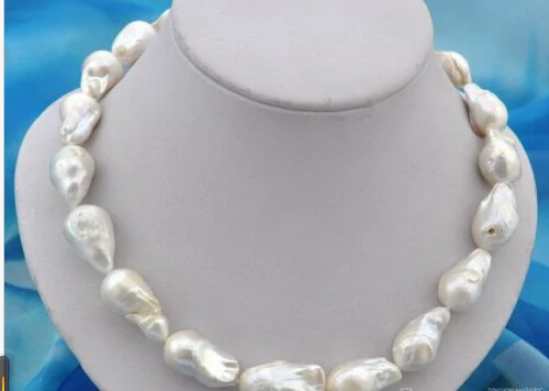 

0001113 baroque white reborn keshi pearl necklace