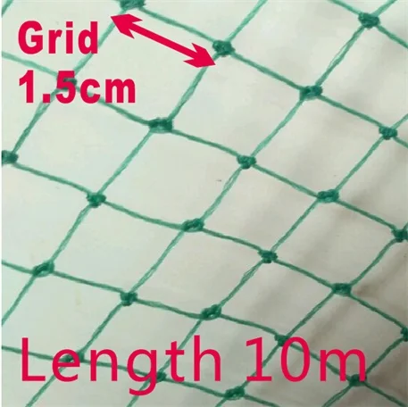 Садовый забор сетка растение лозы альпинистские зеленые сети забор сетка птицеводство цыпленок фазана забор садовая сеть - Цвет: grid 1.5cm length10m