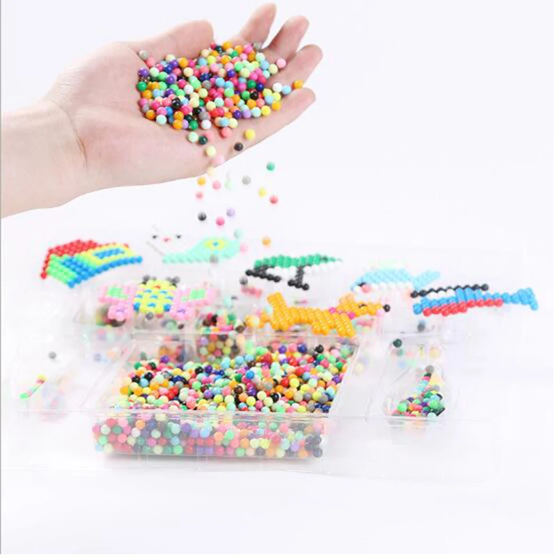 

DIY Handleiding 3D 6000pcs Large particles Groothandel Aqua beads kralen DIY Waternevel Magic Aquarium Kralen 5mm Hama