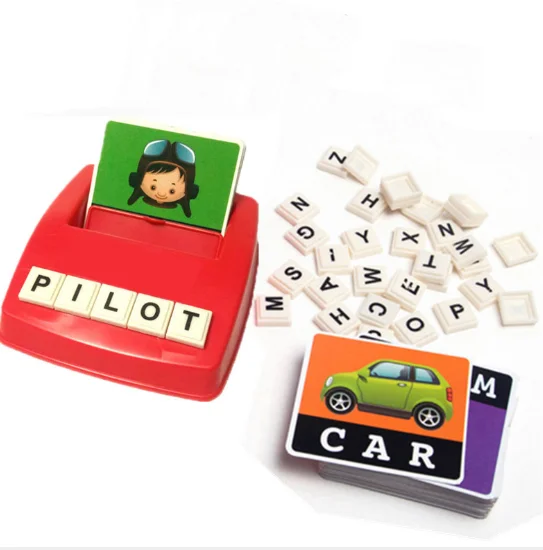 Английские слова орфографическая игрушка английская орфография Алфавит Письмо игра для детей обучающая игрушка
