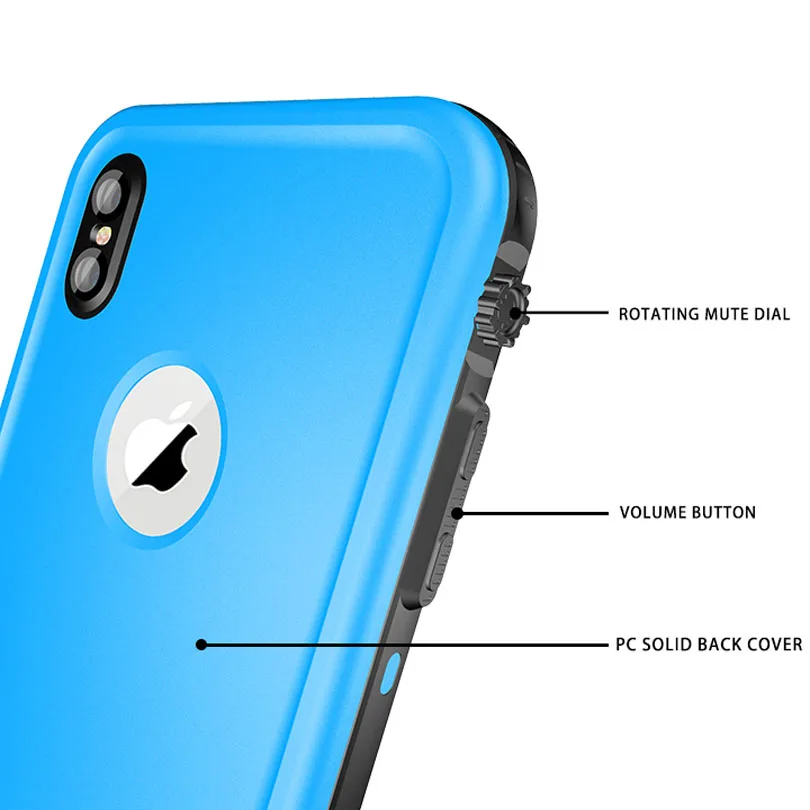 Оригинальный брендовый чехол Redpepper для iPhone XS MAX IP68 водонепроницаемый подводный