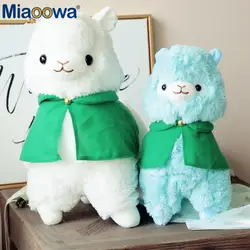 1 шт. 35 см милые японский Alpacasso мягкие игрушки Kawaii овец Альпака с плащом Куклы Мягкие Животные игрушки для детей рождественские подарки