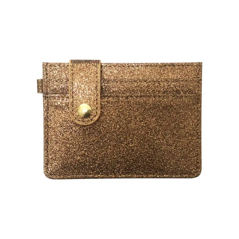 KANDRA женский модный блестящий кожаный Засов ID держатель для кредитных карт кошелек для монет Сумки для визиток мульти слот Тонкий чехол для карт