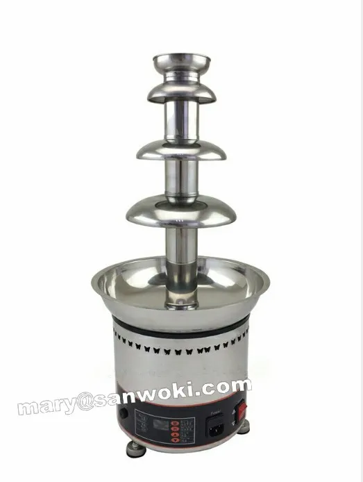 Stainless Steel 110v 220v Electric 4 Tiers Chocolate Fountain Machine Melt Waterfall Machine Chocolate fondue