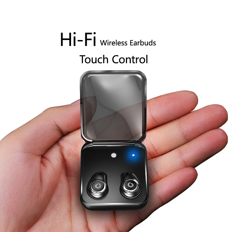 

Bluetooth Touch Control Earbuds Earphone Wireless Headsets Ear Double with 2000mAh Charger Box Not Air pods For Iphone Andorid
