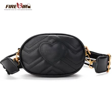 Поясная Сумка Женская поясная сумка для денег поясная сумка для женщин роскошный бренд хорошего качества красный/черный цвет искусственная кожа в форме сердца