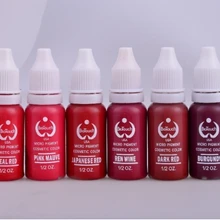 Высококачественные 6 шт. перманентные чернила для макияжа пигмент для бровей для микорблинговых чернил