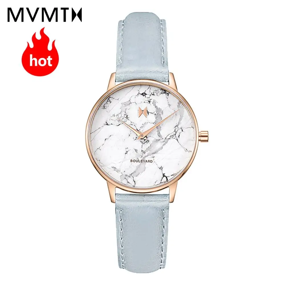 Mvmt Watch Boulevard Simple Fashion Trend Marble Dial Lady Watch Adornment Belt Quartz Waterproof Watch Women S Watches Aliexpress