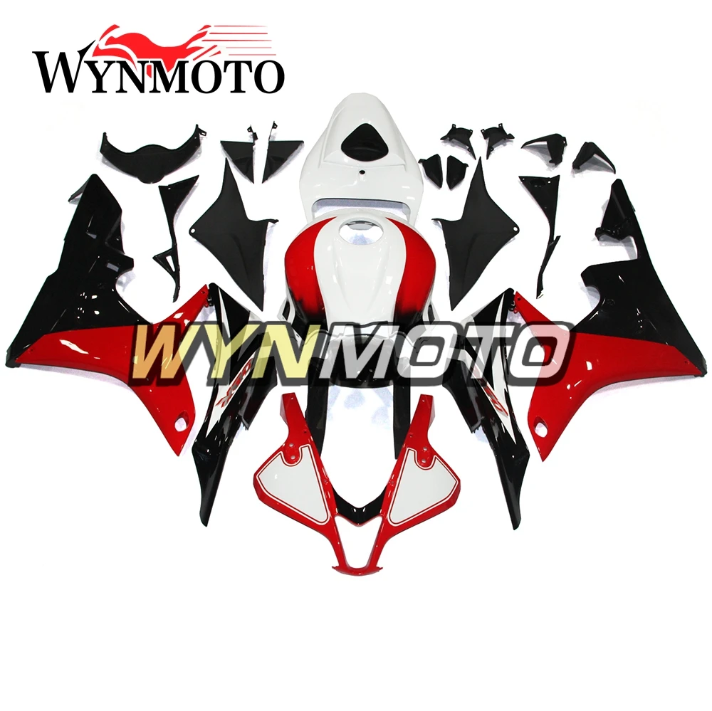 

Full ABS Injection Plastics Fairings For Honda CBR6000RR F5 2007 - 2008 07 08 Red White Motorcycle Complete Fairing Kit Fairings