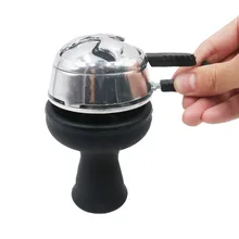 1 шт. силиконовая чаша для кальяна с семью отверстиями и 1 шт. держатель для угля как 1 лот для стекла аксессуары для кальяна