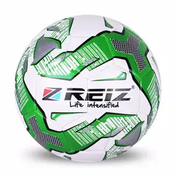 REIZ Стандартный PU Футбол официальный Размеры 5 футбольный мяч орнамент открытый матч тренировочный мяч спортивное оборудование