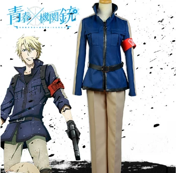 

Aoharu x Machinegun Masamune Matsuoka Cosplay Costume Tailor Made