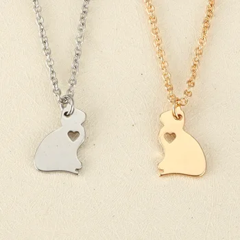 

10pcs Sell Well Stainless Steel Necklace Gift Jewelry Cat Pendant Charm Necklace Fashion Accessories