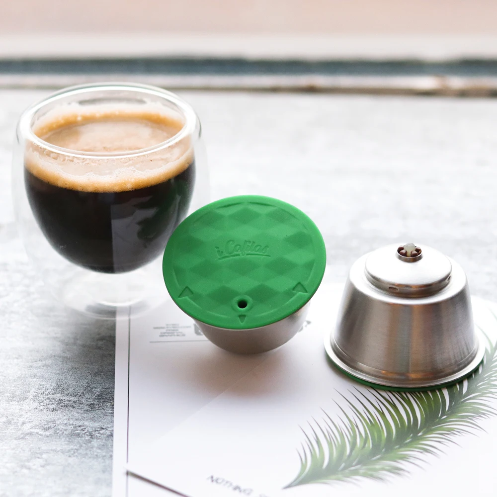Новая мода удобные мульти-шаблон бытовой нержавеющая сталь Кофе фильтр многоразовая капсула для кофе сделать для Dolce Gusto