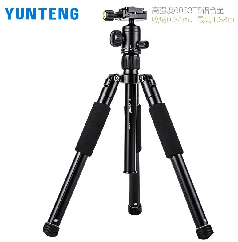 Yunteng 190 SLR camera tripod Micro single photography portable mobile phone live selfie bracket | Электроника