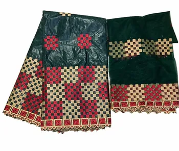

Guinea brocade fabric high quality bazin riche brocade 2019 latest cotton basin bazin fabric with lace for women 5+2yards/lot