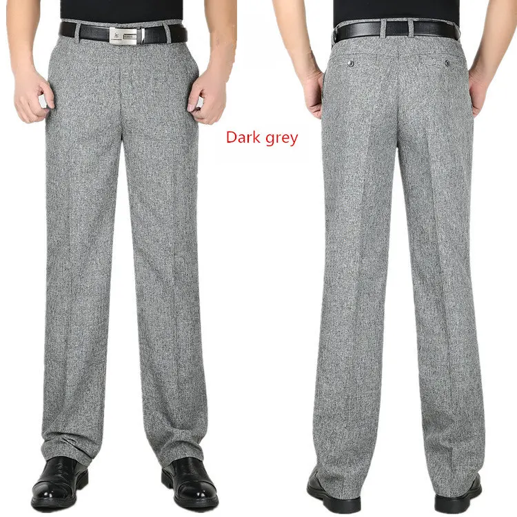 MRMT Брендовые мужские брюки хлопковые повседневные тонкие мужские брюки с высокой талией широкие прямые брюки