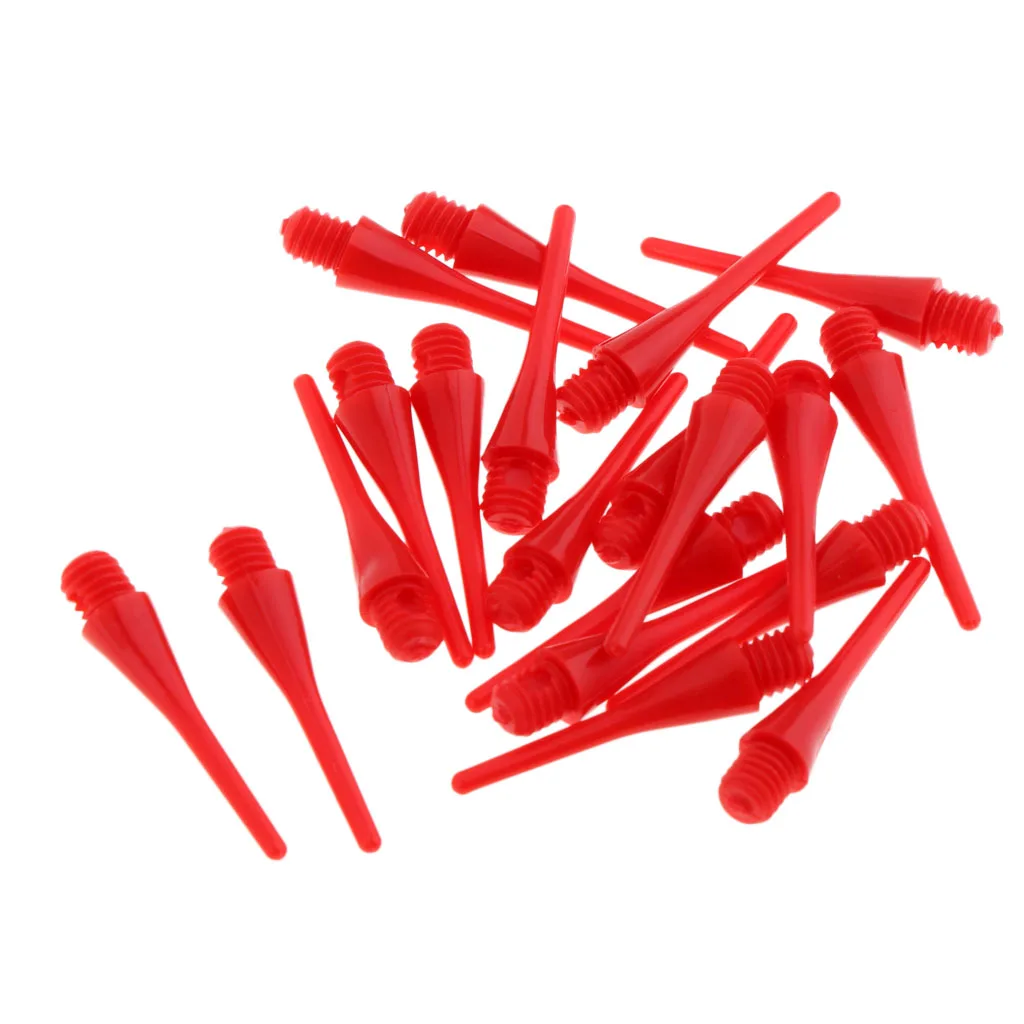 (Pack of 20) 2BA Thread Soft Tip Dart Points for Electronic Dartboard Indoor Game Dart Boards Target Backboard Supplies