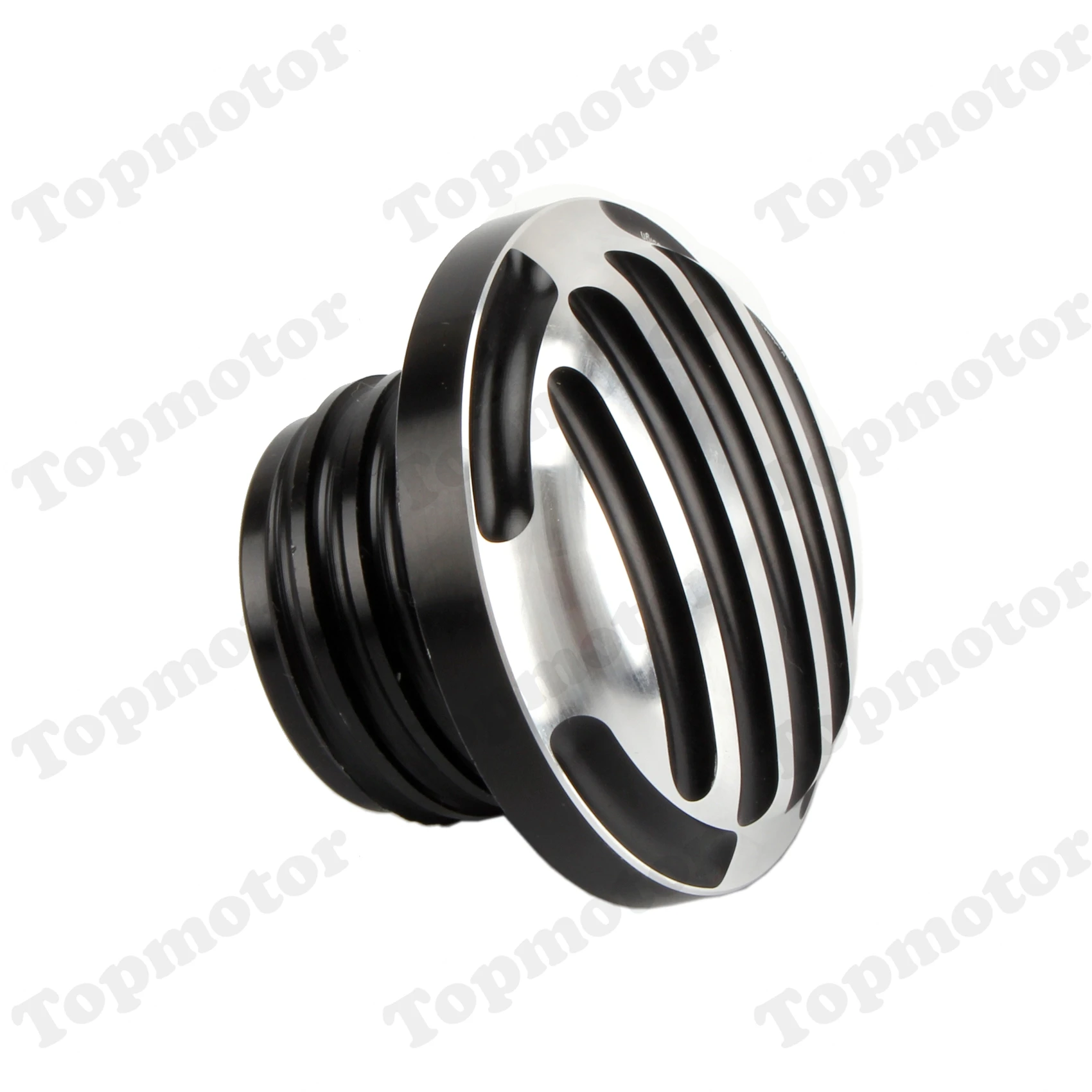 

Motorcycle Aluminum Finned Fuel Gas Tank Oil Cap Cover For Harley Sportster XL 1200 883