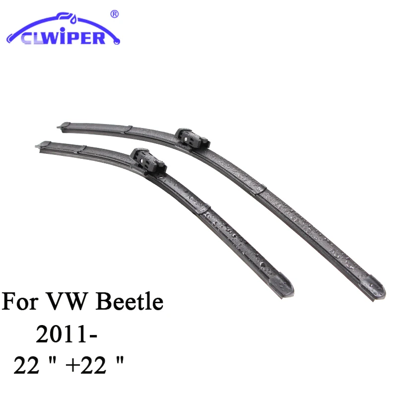 CLWIPER Wiper Blades For VW VOLKSWAGENS BEETLE Hatchback(2011 ) 2012