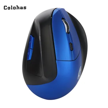 

Colohas 1600DPI Vertical Gaming Mouse Rechargeable Optical Mice with Micro USB Power Cable Office Home 2.4Ghz Wireless Mouse