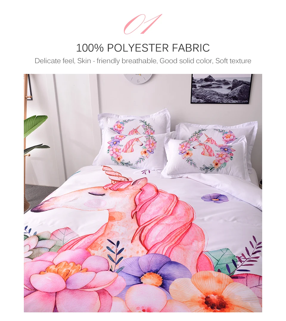 unicorn bedding